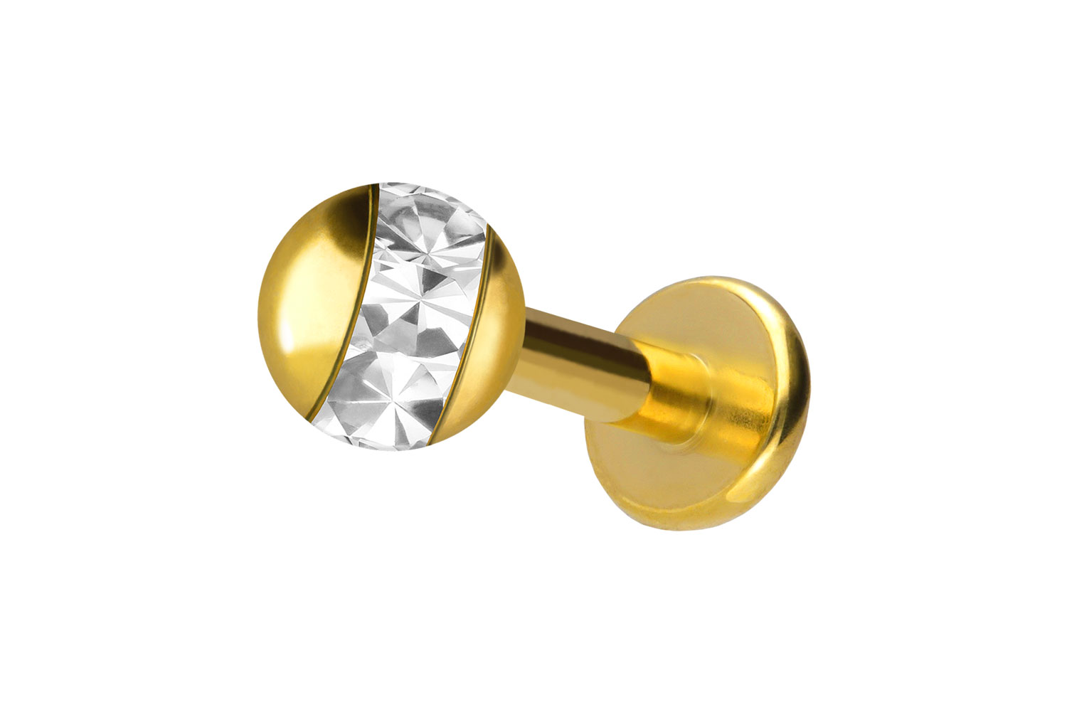 Chirurgenstahl Labret Piercing EPOXY-RING-KUGEL